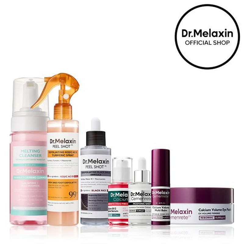[Dr.Melaxin Official] Radiant Blowout Routine Set | Dark Spot & Peeling Care for a Radiant Korean Glow in a Week