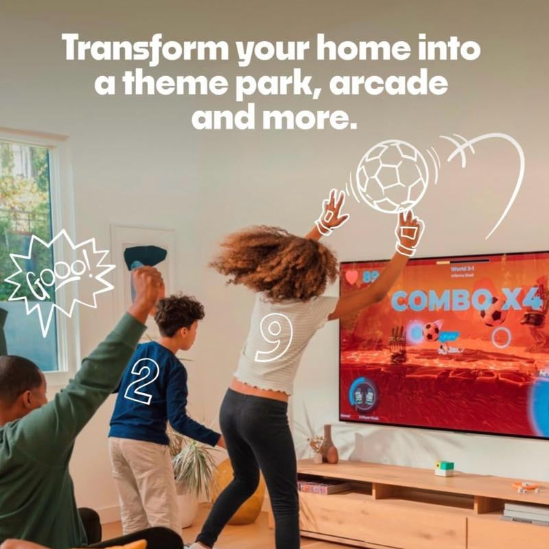 Nex Ai-Powered Motion Tracking Video Game Console for Indoor Family Game Night