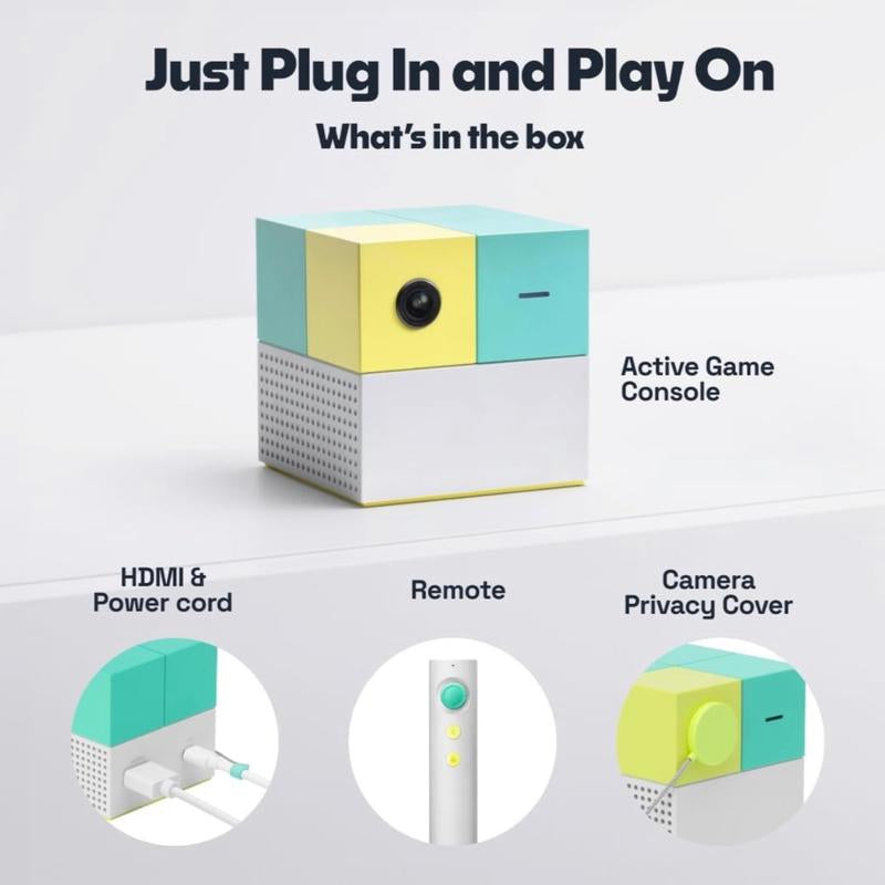 Nex Ai-Powered Motion Tracking Video Game Console for Indoor Family Game Night